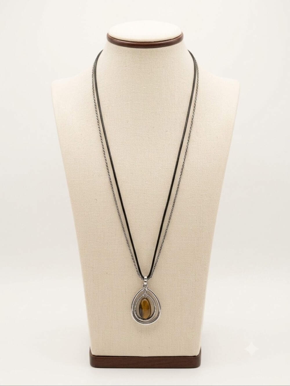 Tigers Eye Pendant Necklace